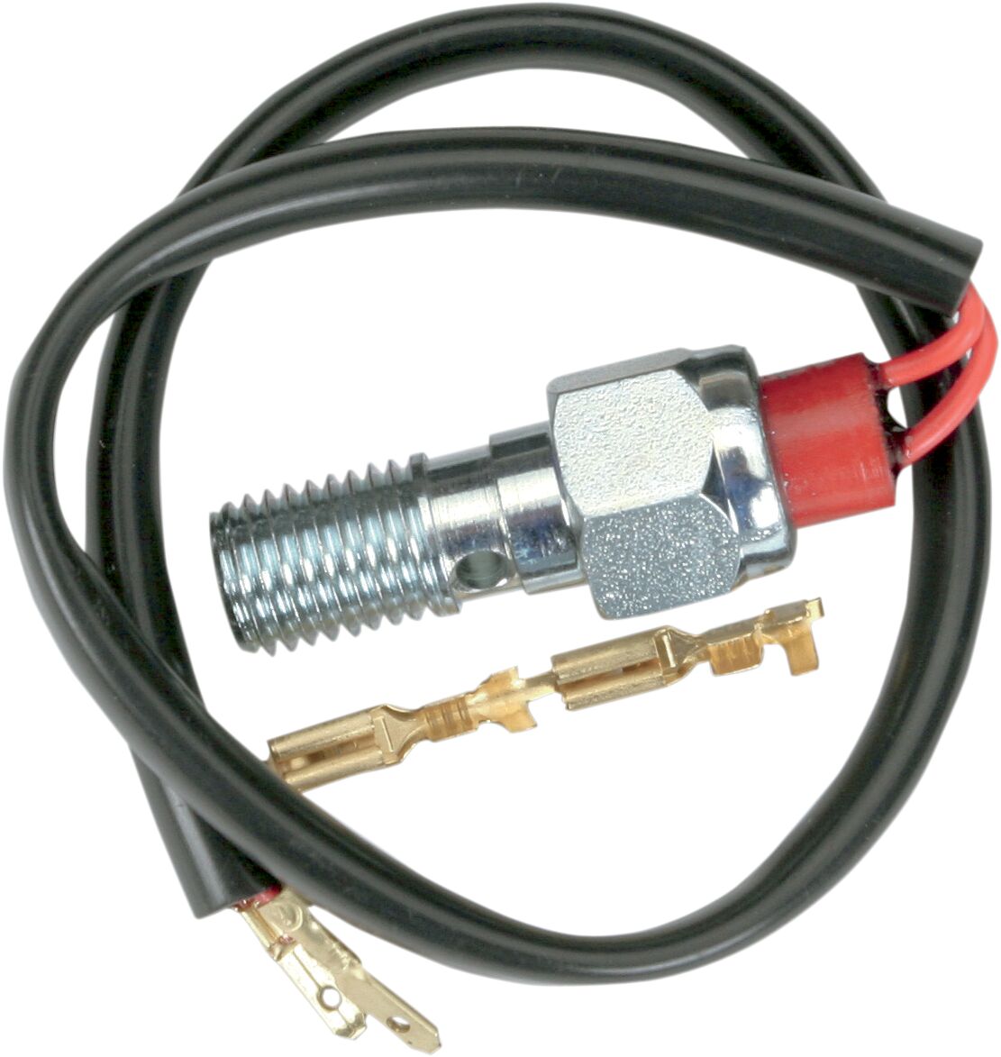 BL Banjo Bolts with Built-In Pressure Switch — Chrome