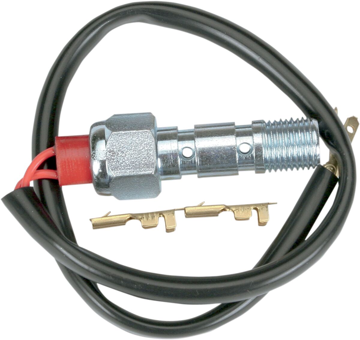 BL Banjo Bolts with Built-In Pressure Switch — Chrome