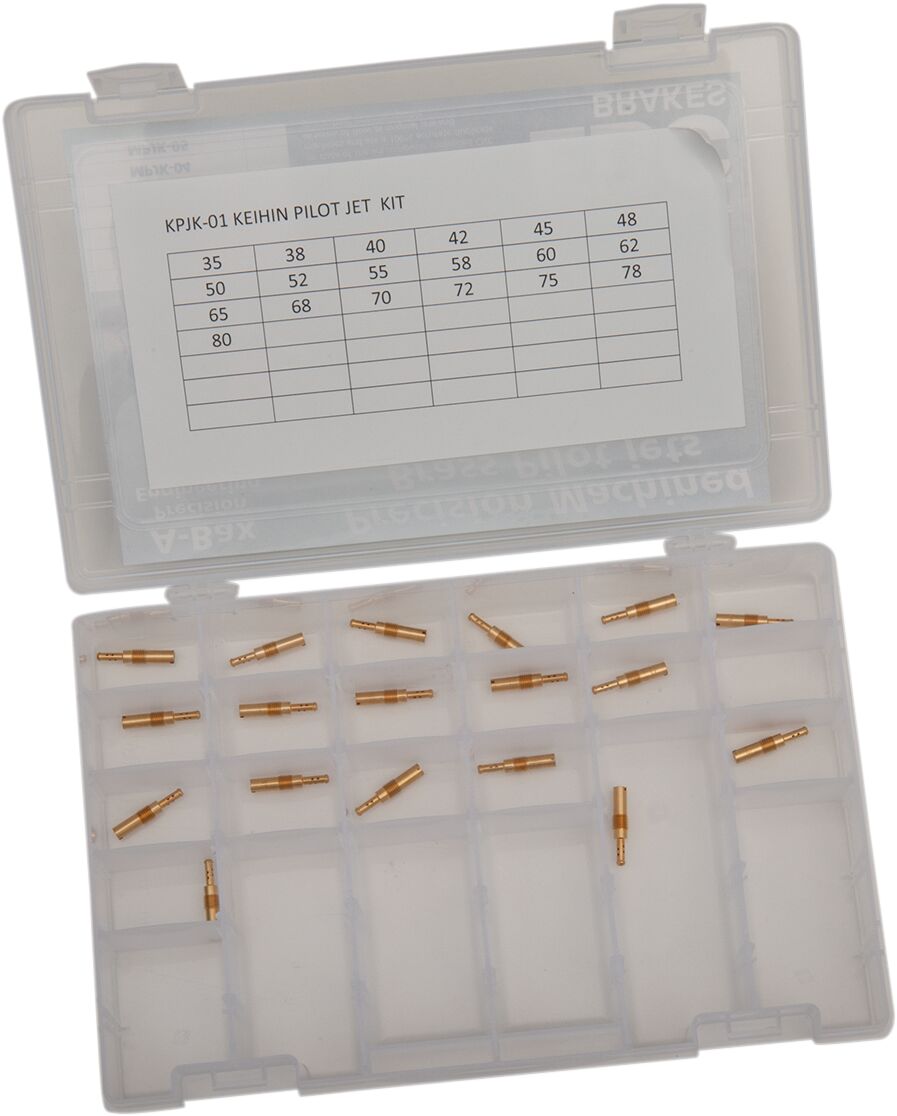 Dealer Pilot Jet Kit — Clear| Gold