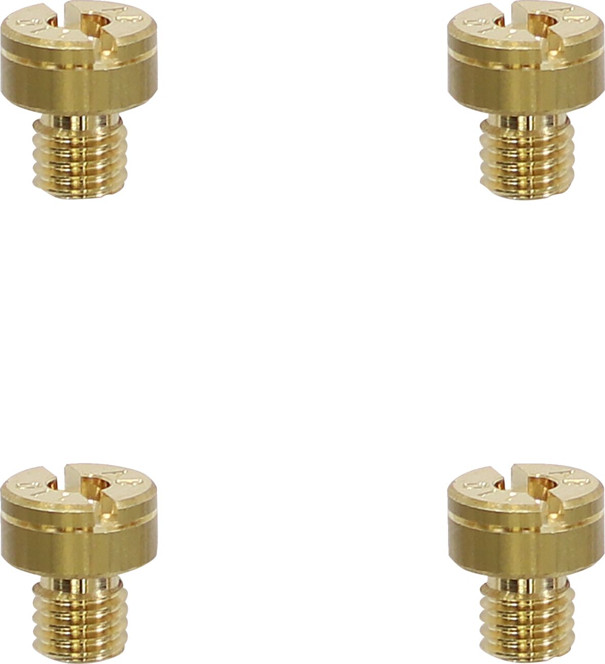 A-Bax Precision Mikuni-Style Slot Head (SJ Prefix) Main Jets — Gold