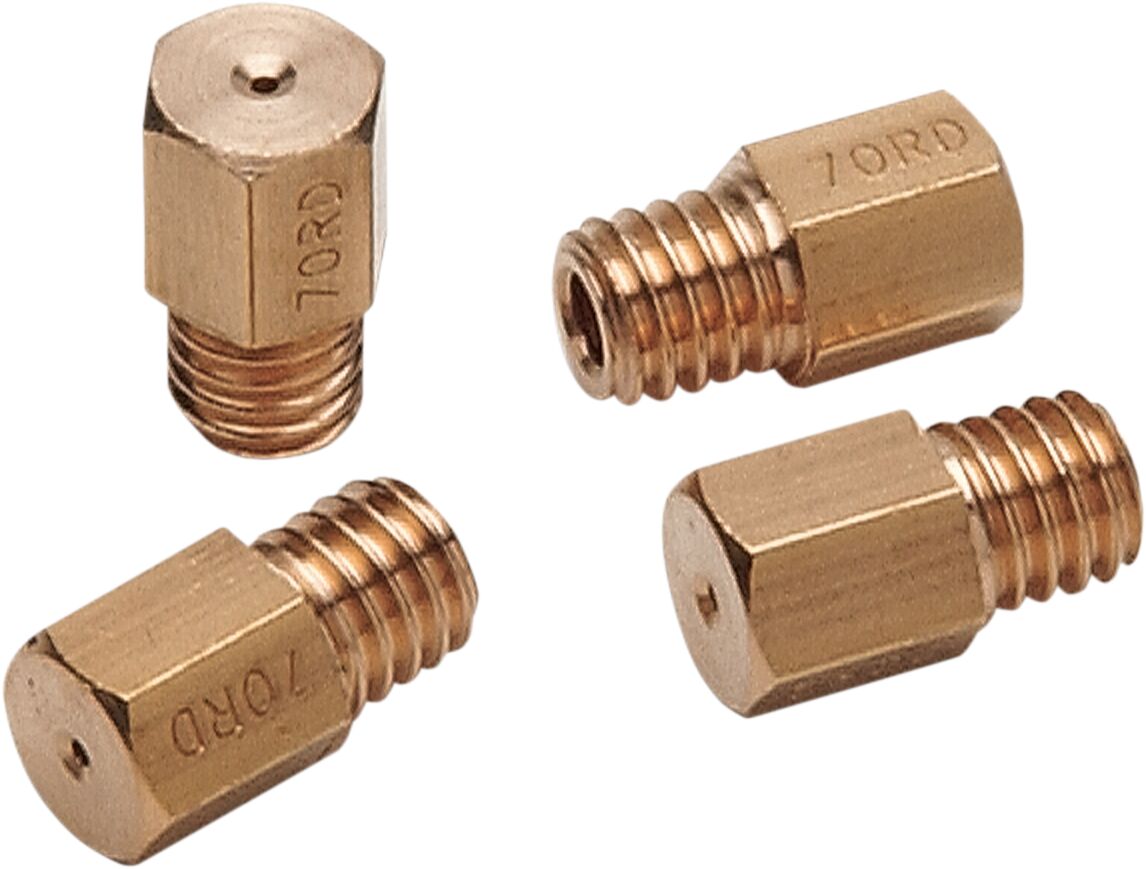 A-Bax Precision Mikuni-Style Hex Head (HJ Prefix) Main Jets — Gold