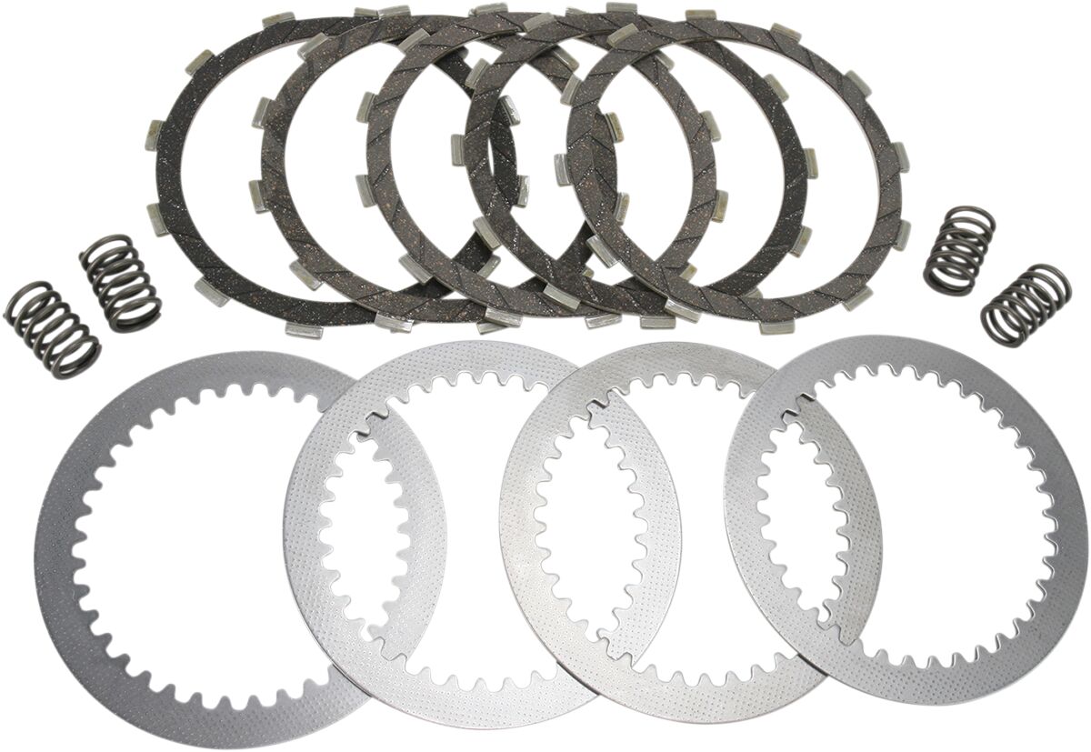DRC Series Clutch Kit Kawasaki KEF 300 2X4 Lakota Sport 2001-2002 [NOT FOR USE WITH FULL SYNTHETIC OIL] / Kawasaki KLF 300 2X4 1987 (AMERICA) [NOT FOR USE WITH FULL SYNTHETIC OIL] / Kawasaki KLF 300 2X4 2005 (EUROPE) [NOT FOR USE WITH FULL SYNTHETIC OIL] / Kawasaki KLF 300 2X4 Bayou 1988-2004 (AMERICA) [NOT FOR USE WITH FULL SYNTHETIC OIL] / Kawasaki KLF 300 4X4 2005 (EUROPE) [NOT FOR USE WITH FULL SYNTHETIC OIL] / Kawasaki KLF 300 4X4 Bayou 1989-2005 (AMERICA) [NOT FOR USE WITH FULL SYNTHETIC OIL]