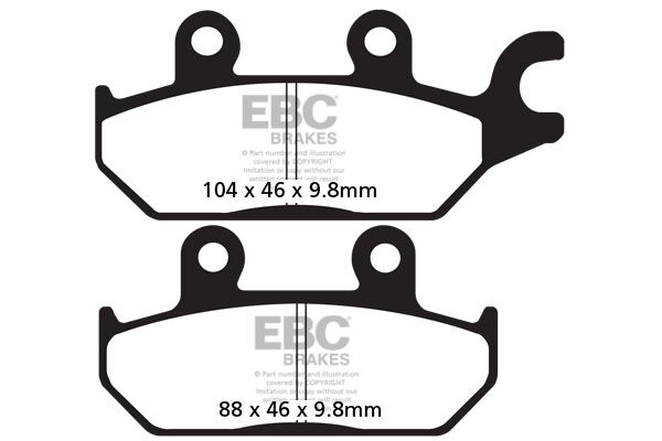 TT Sport Carbon Fusion Brake Pads — FA642TT