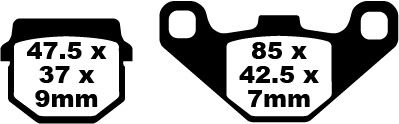 FA-HH Series Sindered Brake Pads — FA083HH