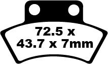 TT Sport Carbon Fusion Brake Pads — FA232TT