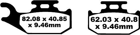 TT Sport Carbon Fusion Brake Pads — FA317TT