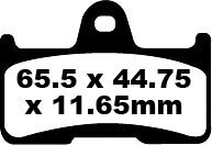TT Sport Carbon Fusion Brake Pads — FA344TT