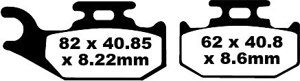 TT Sport Carbon Fusion Brake Pads — FA414TT