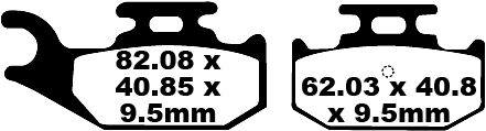TT Sport Carbon Fusion Brake Pads — FA428TT