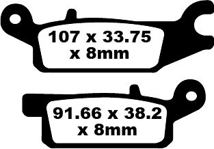 TT Sport Carbon Fusion Brake Pads — FA443TT