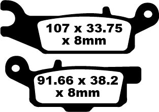 TT Sport Carbon Fusion Brake Pads — FA444TT