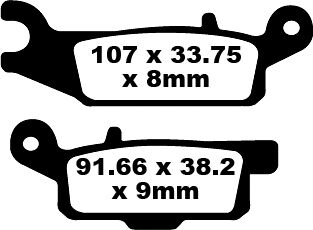 TT Sport Carbon Fusion Brake Pads — FA446TT