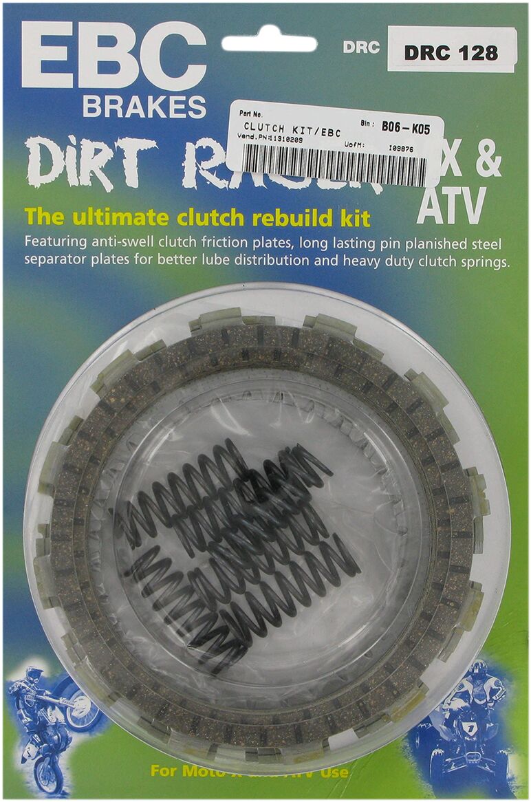 DRC Series Clutch Kit Honda TRX 400 EX Fourtrax 2000-2001 [NOT FOR USE WITH FULL SYNTHETIC OIL] / Honda TRX 400 EX Sportrax 2002-2007 [NOT FOR USE WITH FULL SYNTHETIC OIL] / Honda TRX 400 X Sportrax 2009-2011 [NOT FOR USE WITH FULL SYNTHETIC OIL]