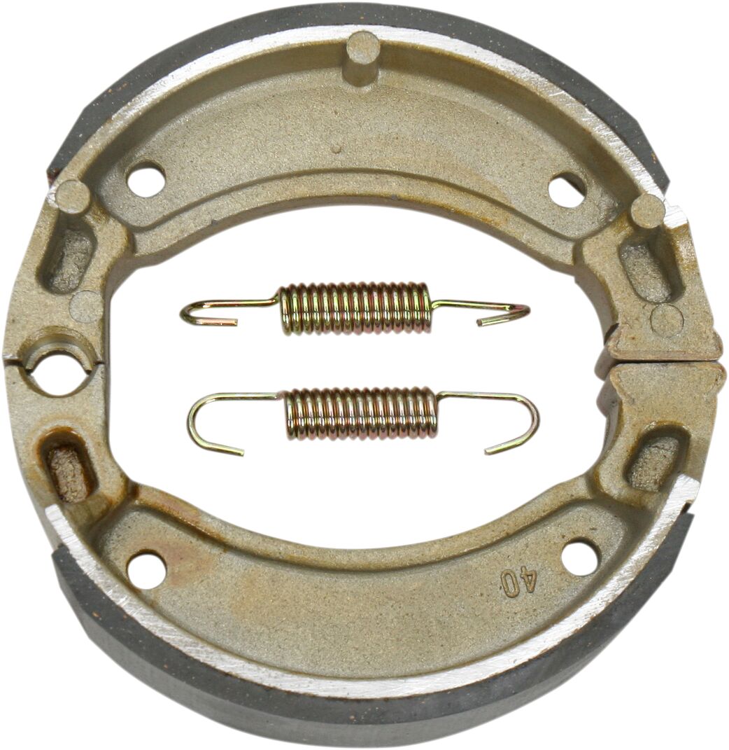 Carbon Graphite "X" Brake Shoes BEELINE; BENELLI; CPI; DERBI; GENERIC (KSR MOTO); KEEWAY; KREIDLER; KTM; MBK; MZ; Polaris; SYM; Yamaha — Selected Models; See Fitment