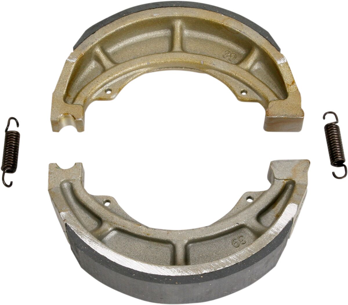 Carbon Graphite "X" Brake Shoes HYOSUNG; Kawasaki; LEXMOTO; PGO; SUZUKI — Selected Models; See Fitment