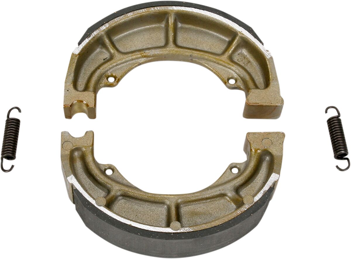 Carbon Graphite "X" Brake Shoes DERBI; HUSQVARNA; ITALJET; PGO; PIAGGIO; SUZUKI — Selected Models; See Fitment