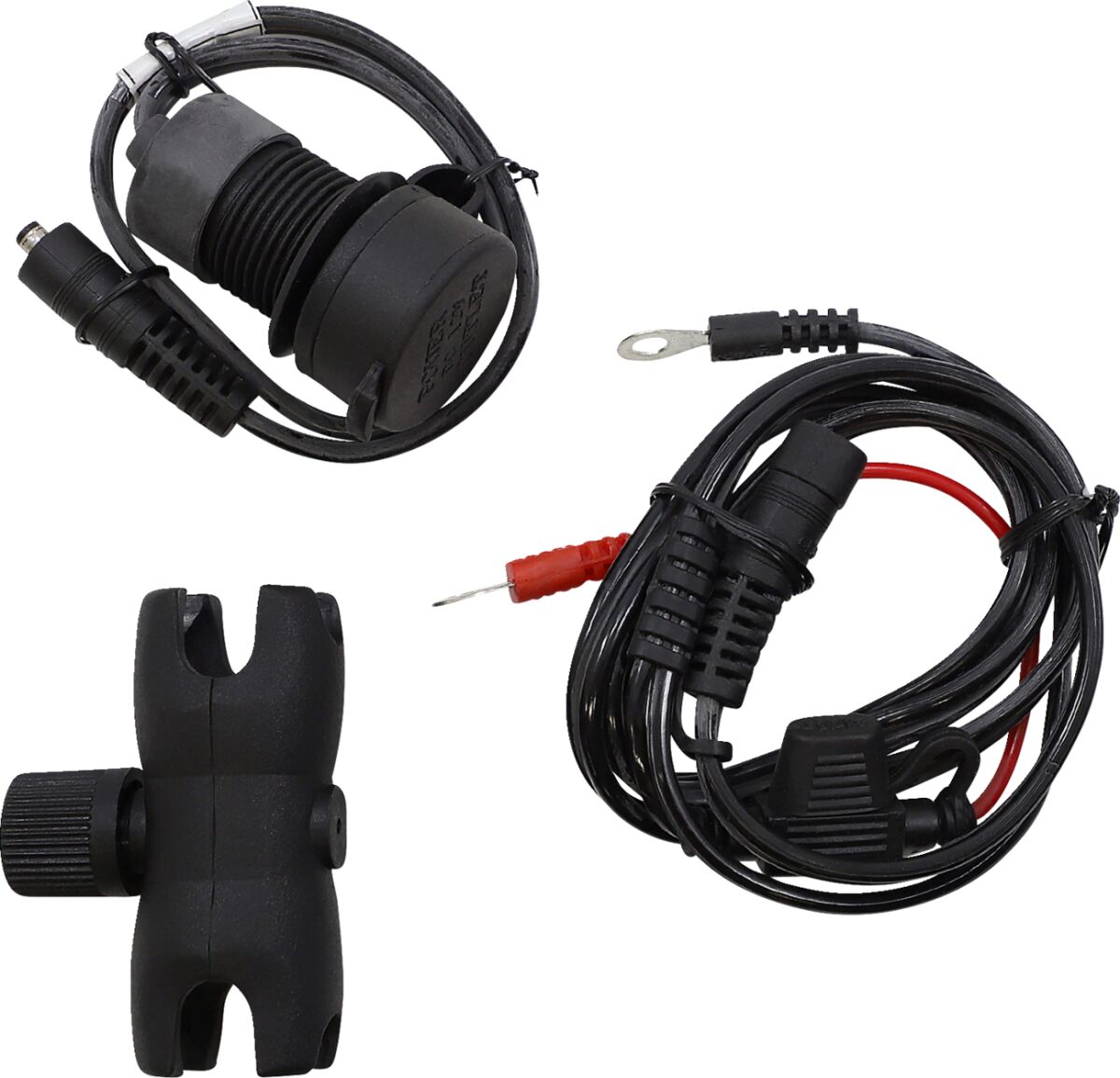 Dual USB Port Charger with 1" Ball Mount — 100366-15