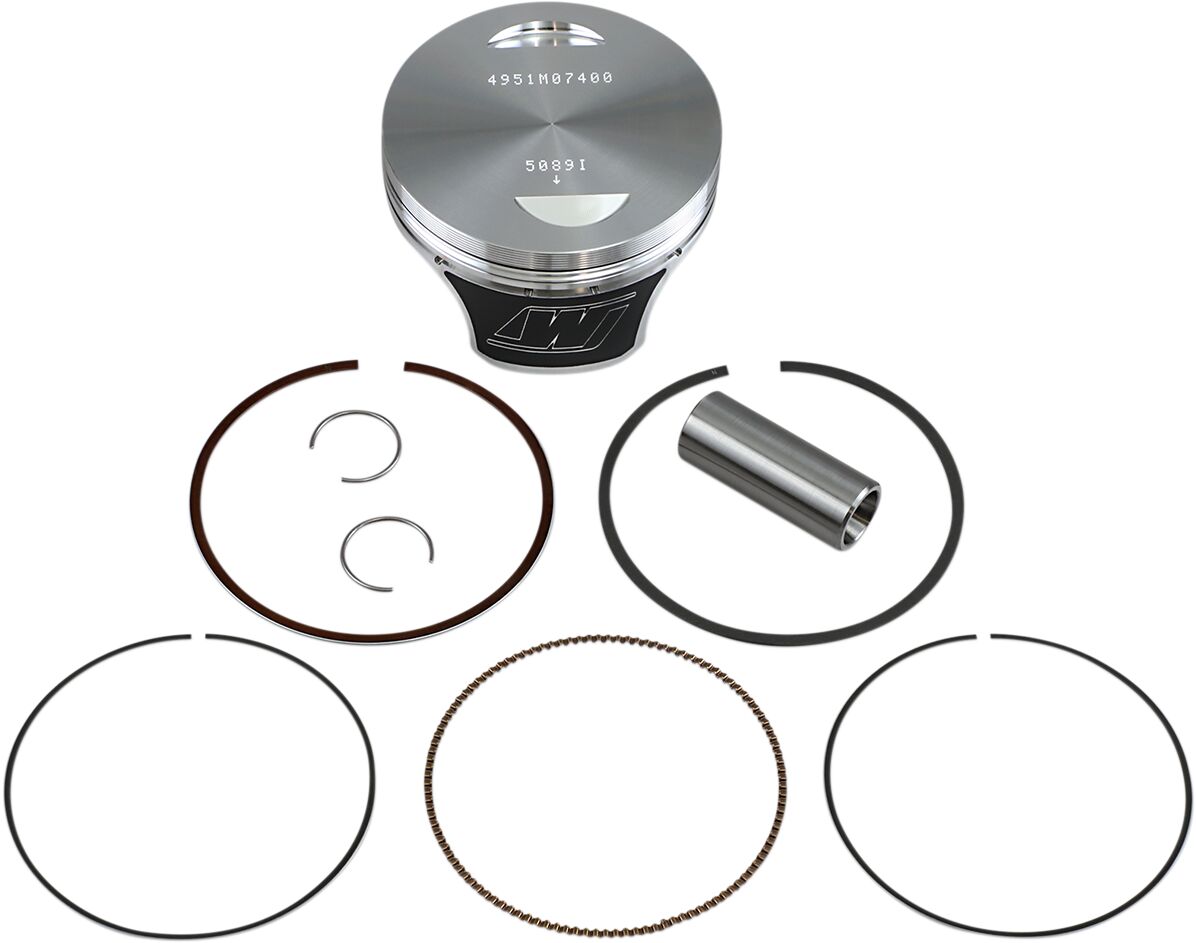 Piston Kit Forged Series for 4-Stroke Yamaha XT 250 2013-2014 (AMERICA) / Yamaha YFM 250 R Raptor 2008-2012 / Yamaha YFM 250 RSE Raptor Special Edition 2009 / Yamaha YFM 250 RSE2 Raptor Special Edition 2 2009 / Yamaha YFM 250 RSP Raptor Special Edition 2008 / Yamaha YFM 250 RSP2 Raptor Special Edition 2 2008