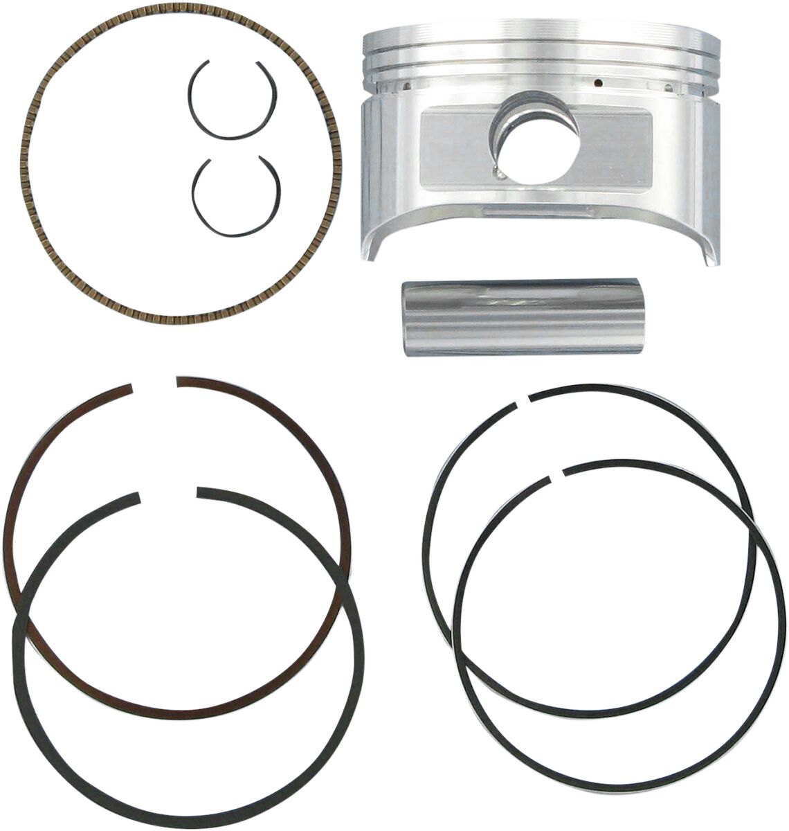 Piston Kit Forged Series for 4-Stroke Honda TRX 400 EX Fourtrax 2000-2001 / Honda TRX 400 EX Sportrax 2002-2008 / Honda TRX 400 X Sportrax 2009-2014 / Honda XR 400 R 1996-2002