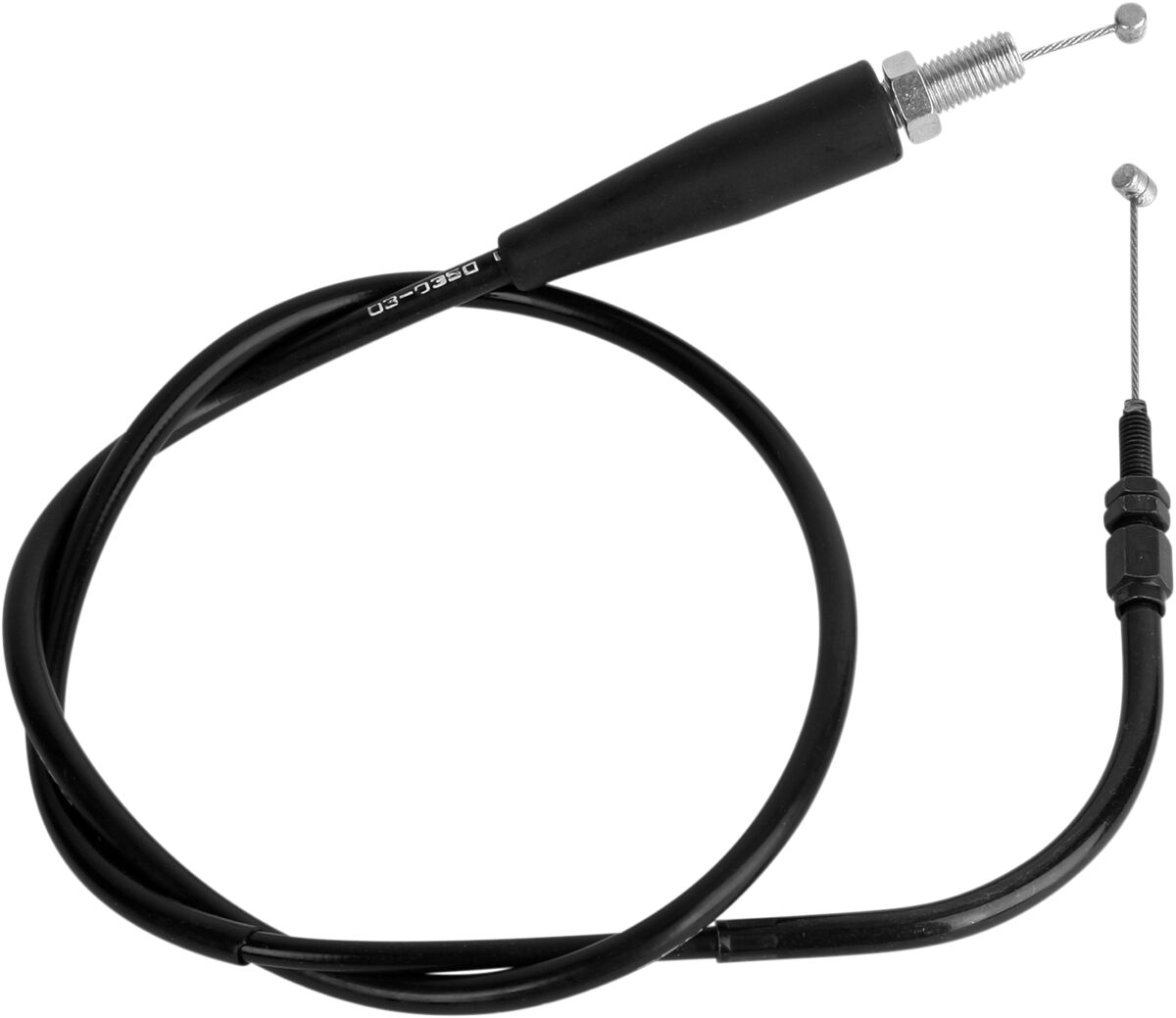 Black Vinyl Throttle Cable — 03-0350