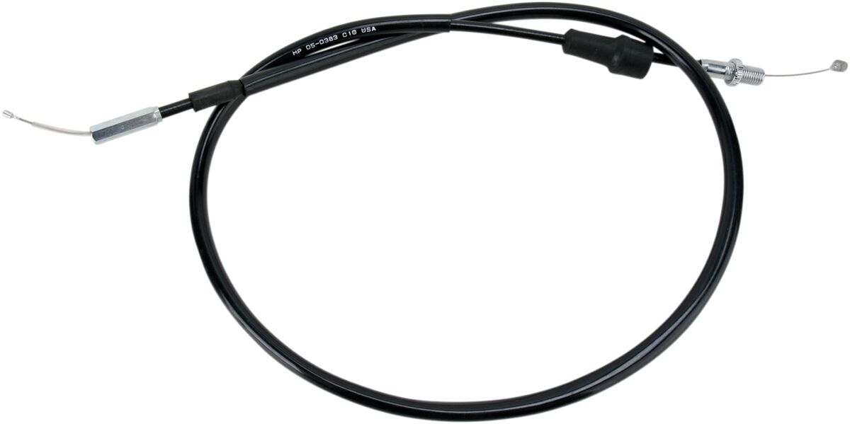Black Vinyl Throttle Cable — 05-0383