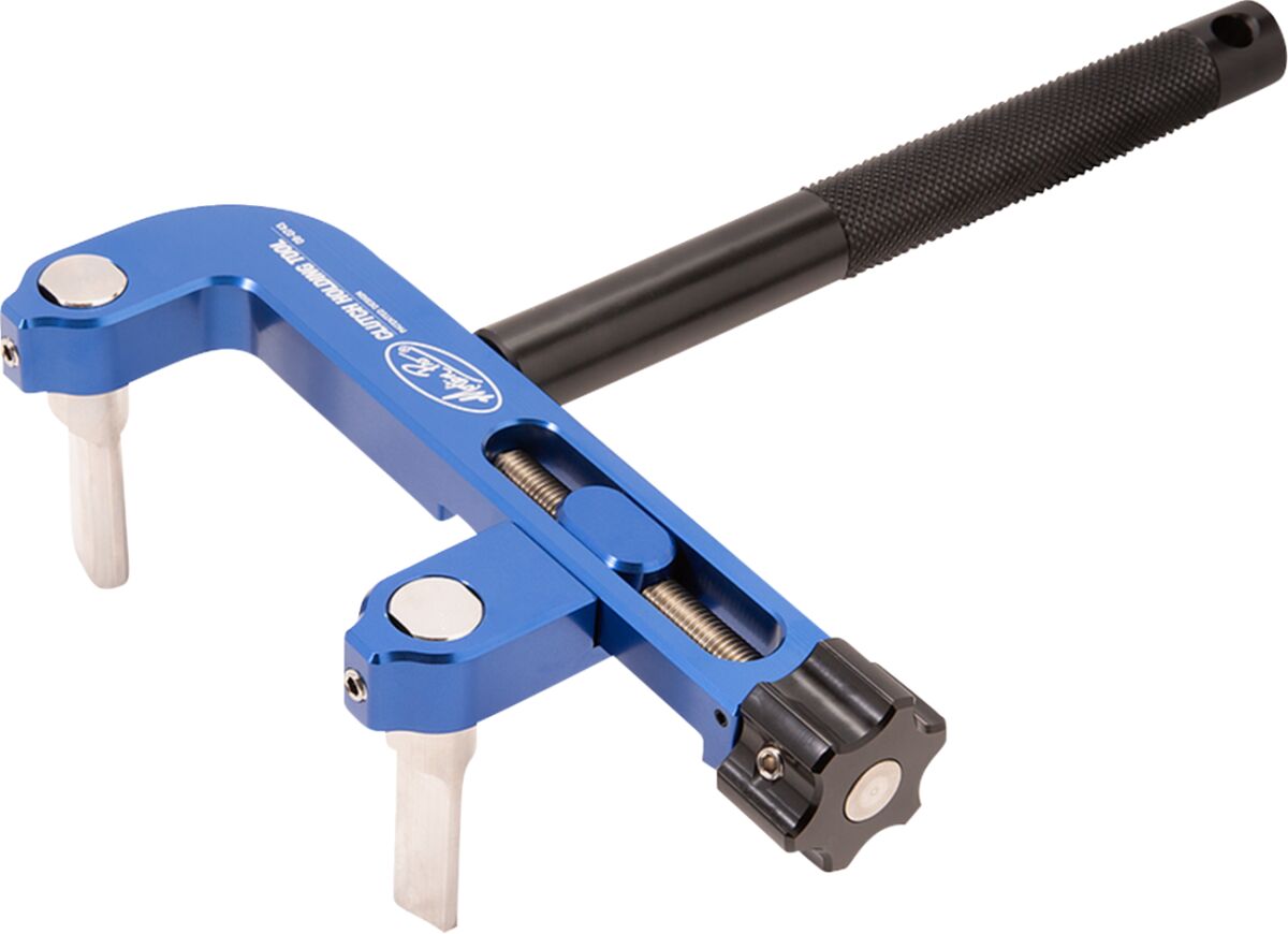 Heavy-Duty Clutch Holding Tool — Blue| Silver