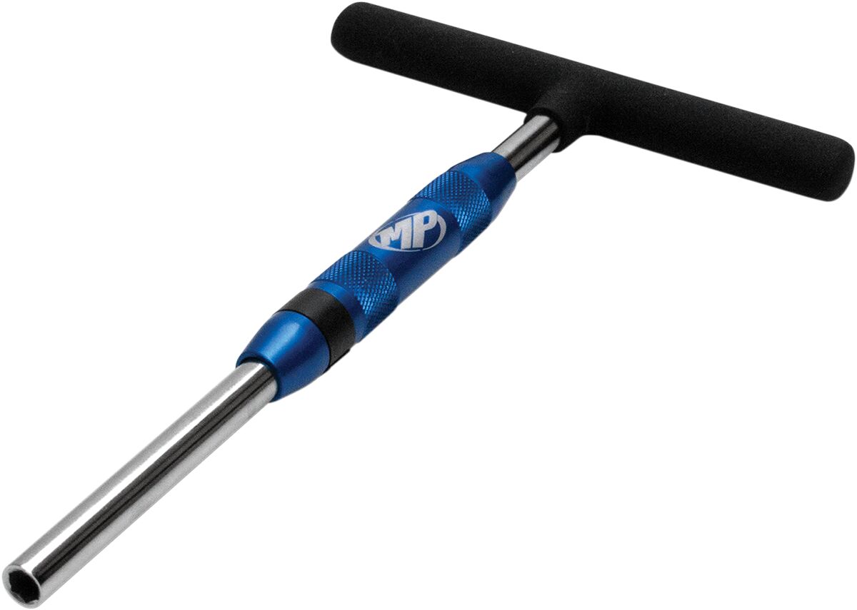 1/4" Hex Bit T-Handle Driver Spinner — Anodized| Blue| Chrome