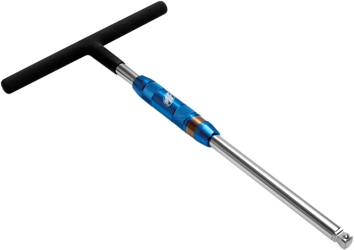 Spinner II T-Handle Tool with Swivel Drive — Anodized| Blue| Chrome