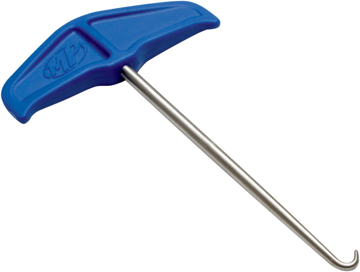 Mini Spring Hook — Blue| Silver