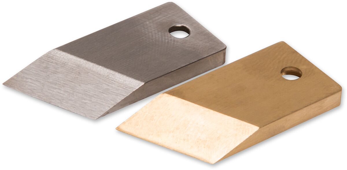 Gasket Scraper Replacement Blades — Brass| Silver