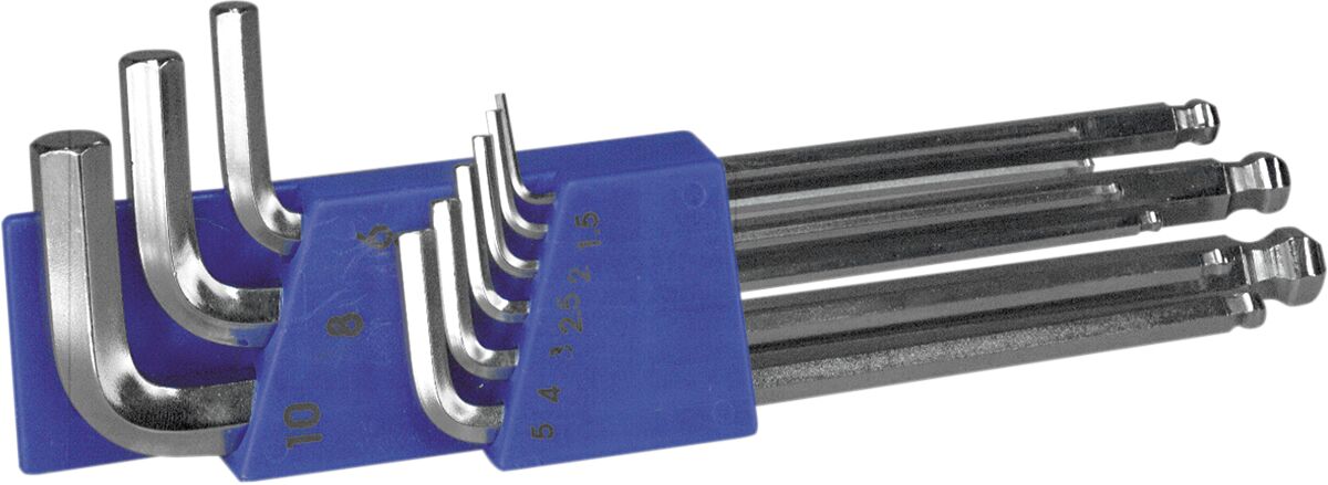 Ball-End Allen Set — Chrome