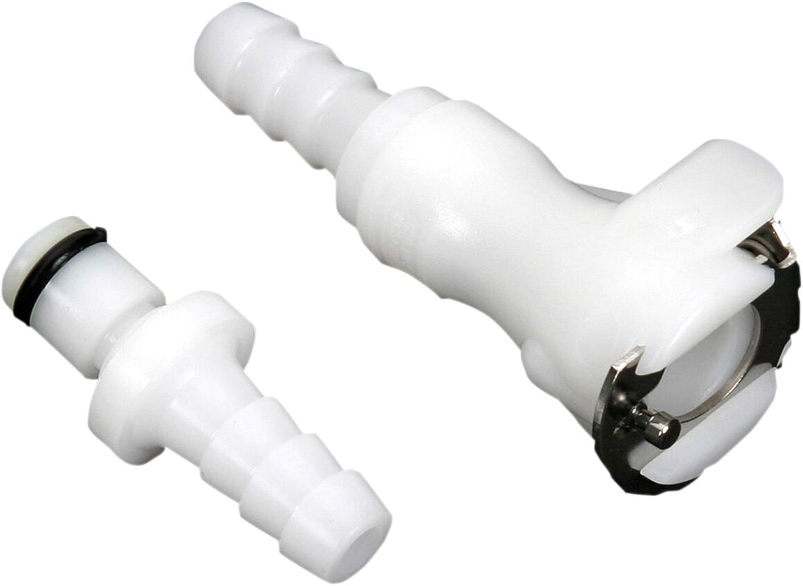 Fuel Line Quick-Disconnect Coupling — Black| White