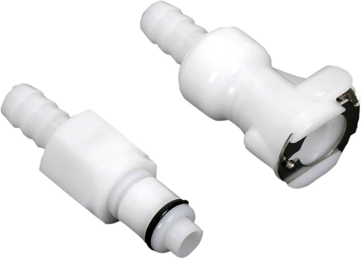 Fuel Line Quick-Disconnect Coupling — Black| White