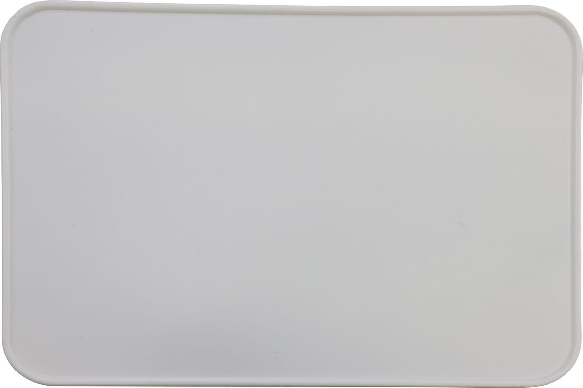 Universal Number Plate — White