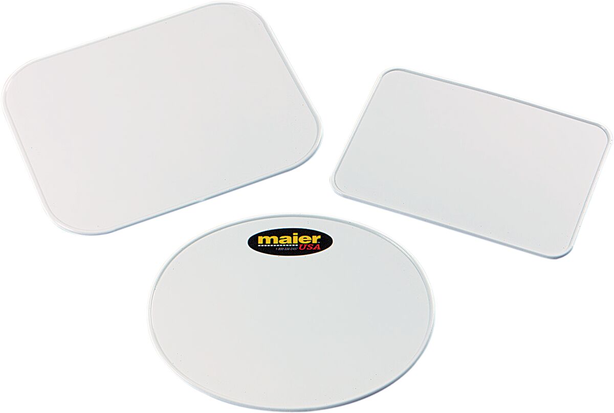 Universal Number Plate — White