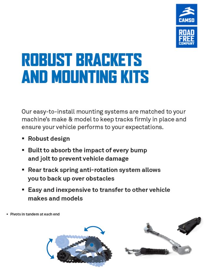 Track System UTV Adaptors ARCTIC CAT (TEXTRON) — Selected Models; See Fitment