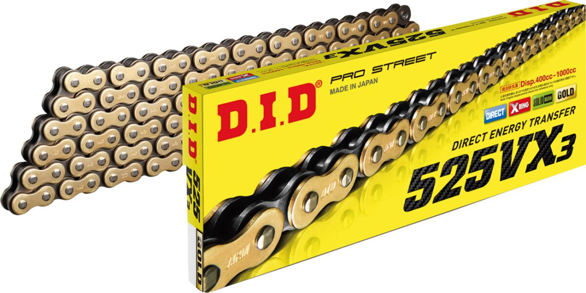 525 VX3 Drive Chain — Gold