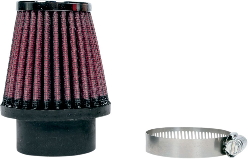 Universal Clamp-On Air Filter — Black| Red