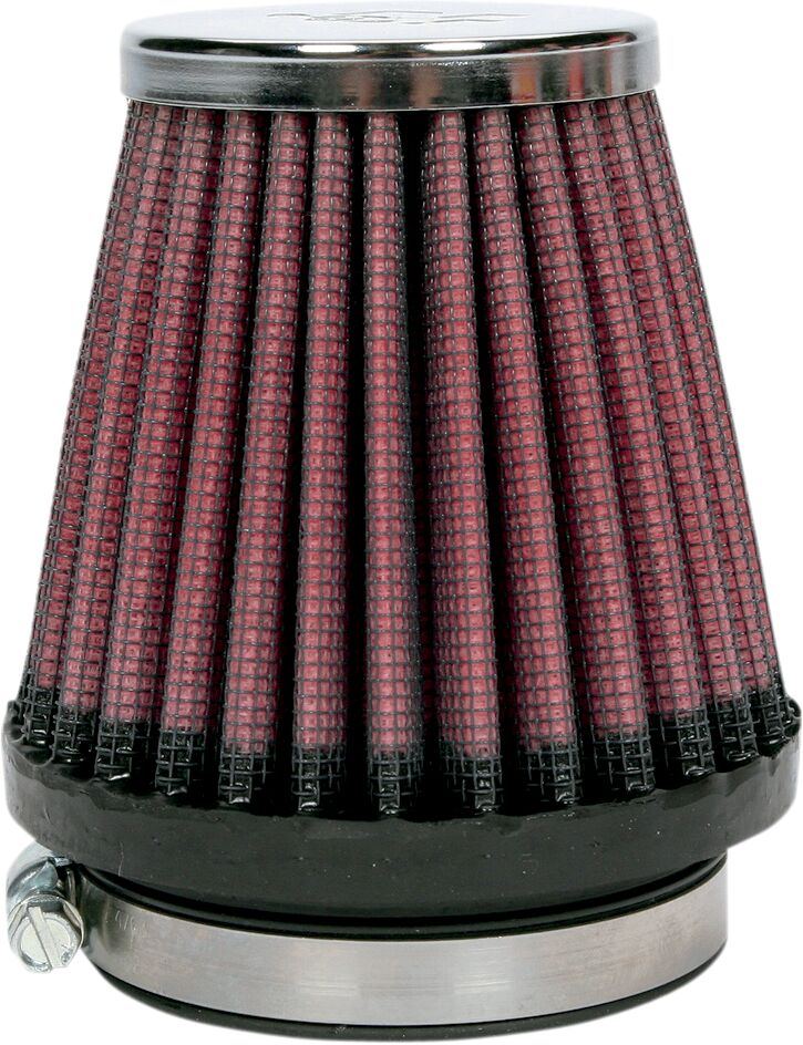 Universal Clamp-On Air Filter — Black| Red