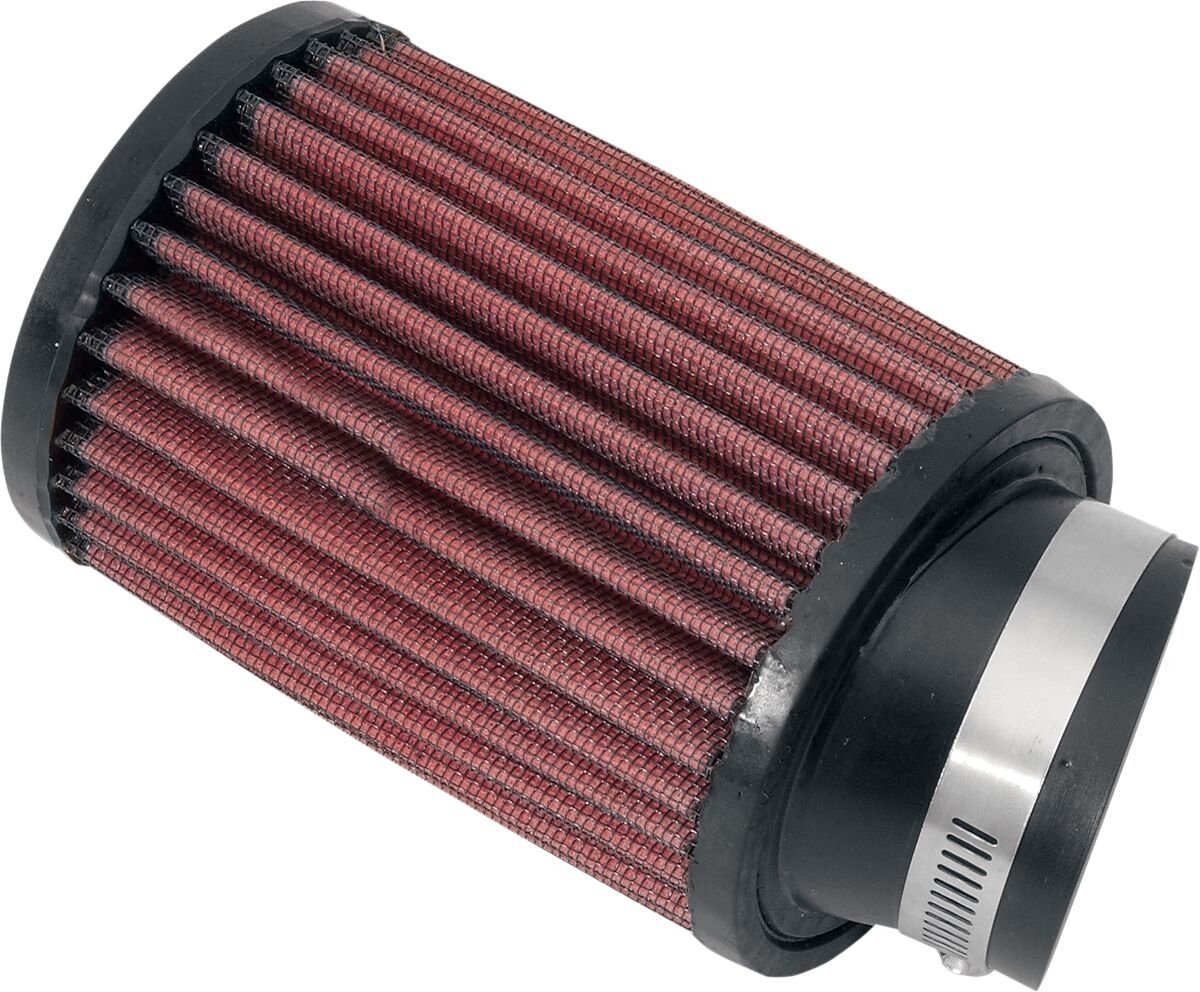 Universal Clamp-On Air Filter — Black| Red