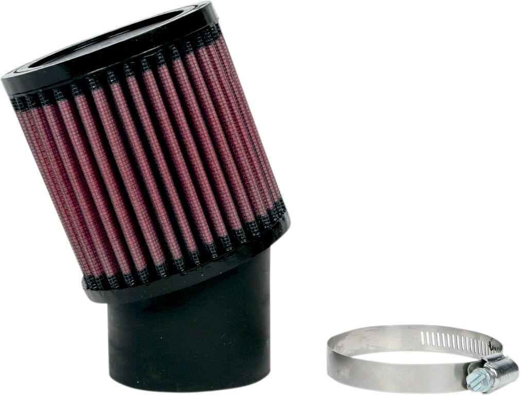 Universal Clamp-On Air Filter — Black| Red