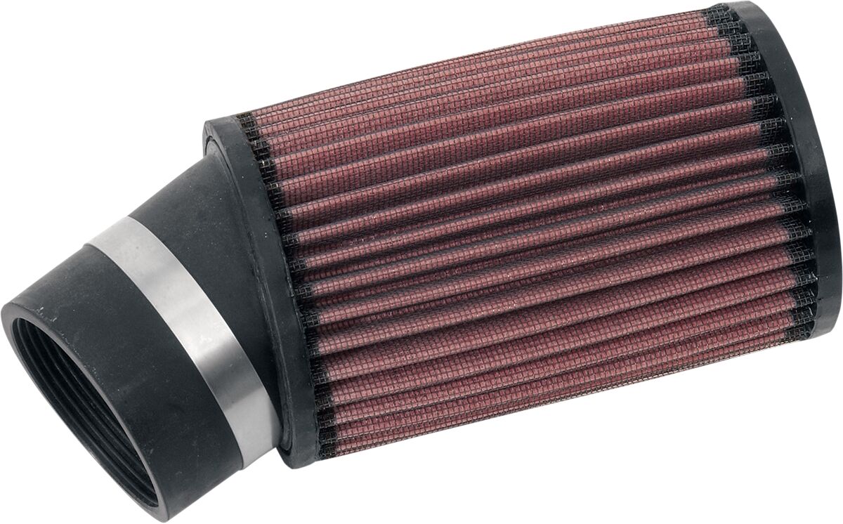 Universal Clamp-On Air Filter — Black| Red