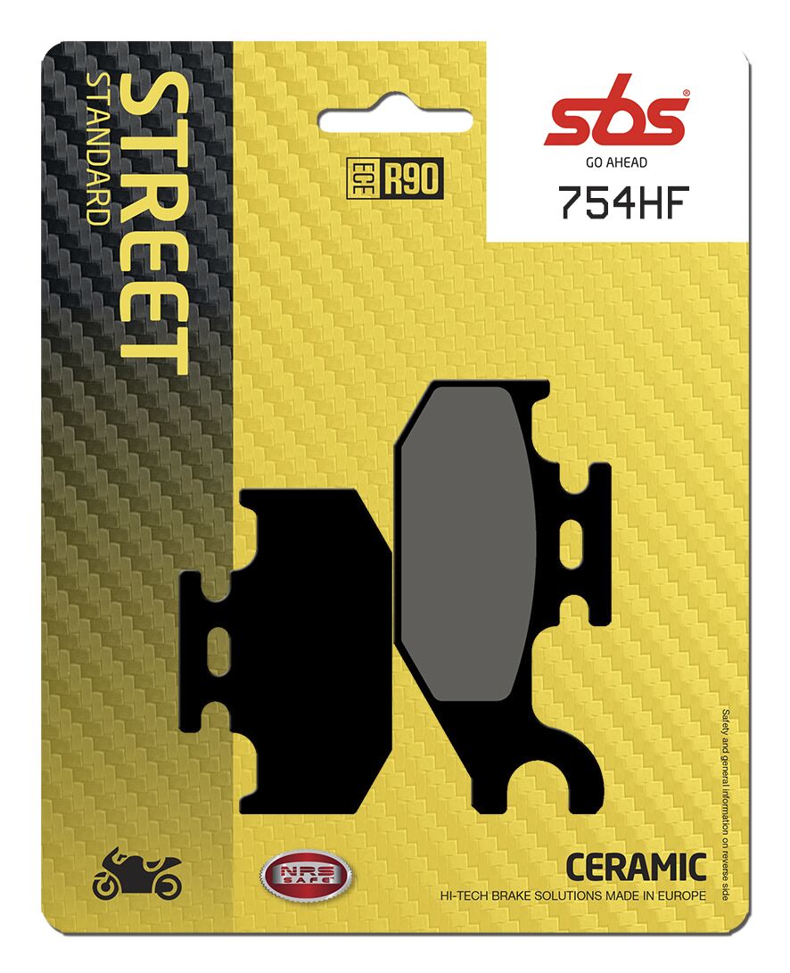 HF Street Ceramic Organic Brake Pads — 754HF