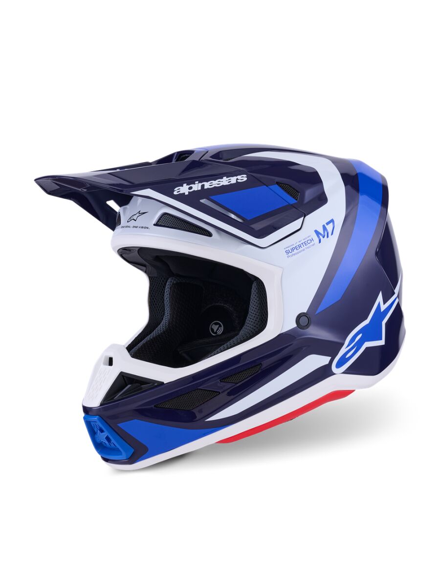 S-M7 Rise Helmet — Blue| White, L