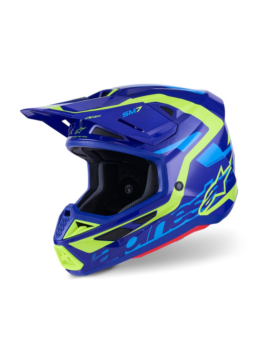 S-M7 Deed Helmet — Black| Yellow, XS