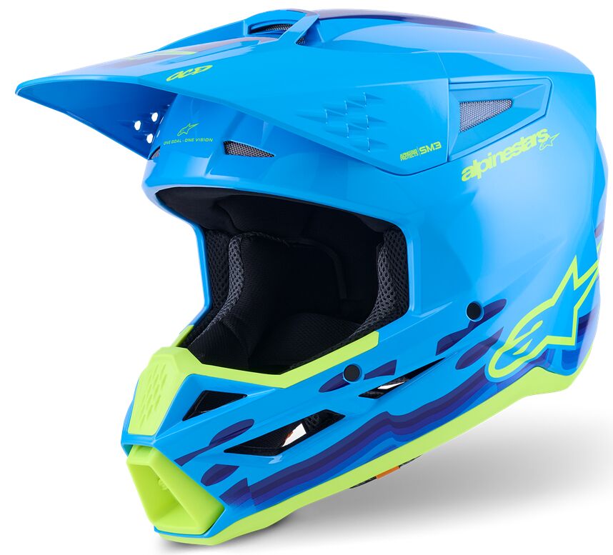 SM3 Force Helmet — Cyan, XS