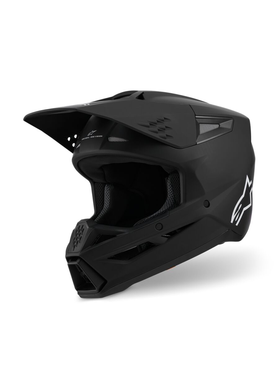 SM3 Solid Helmet — Black| Matte, XL