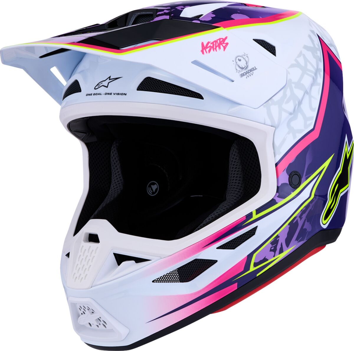 S-M7 Blaster Helmet — Pink| Purple| White, S