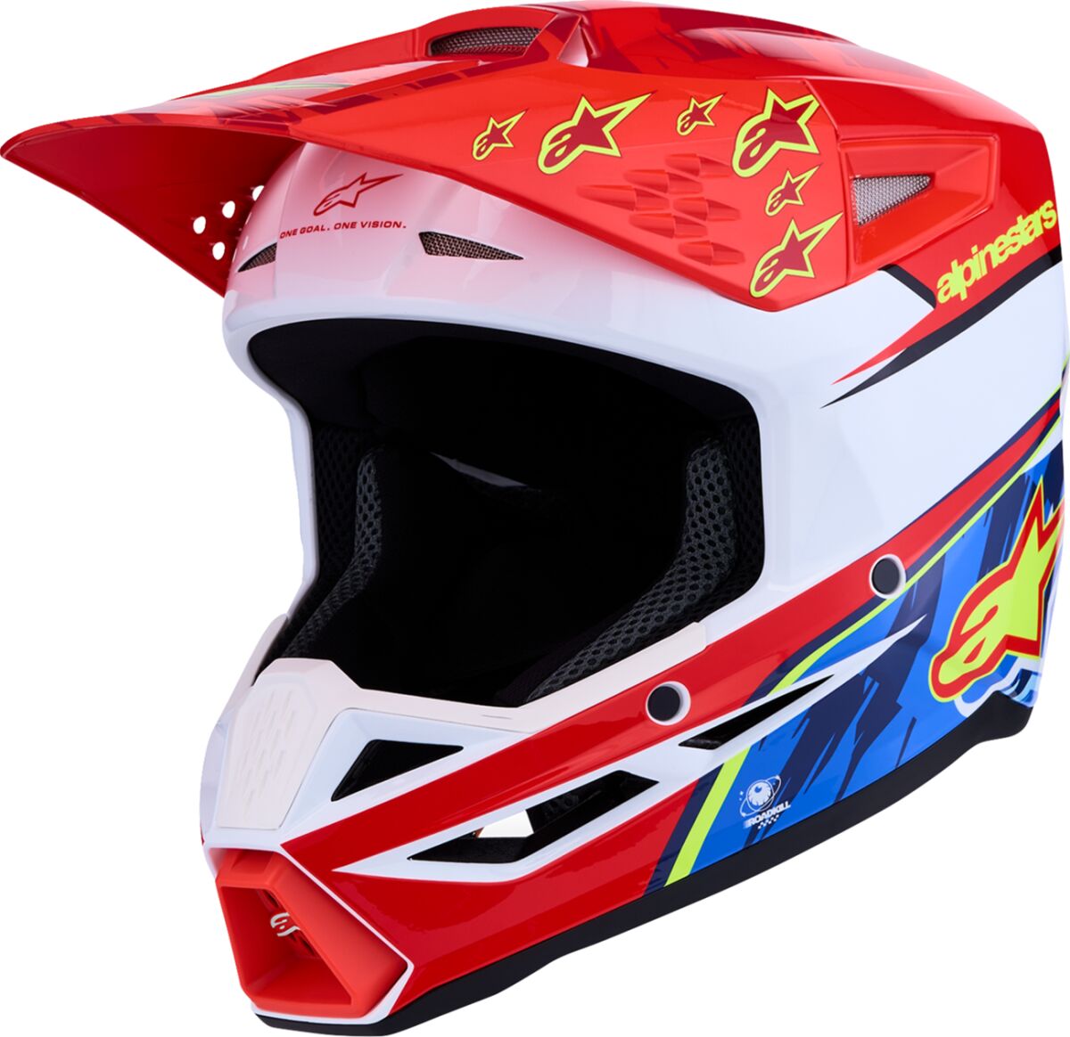 SM3 Falcon Helmet — S, Blue| Red| White
