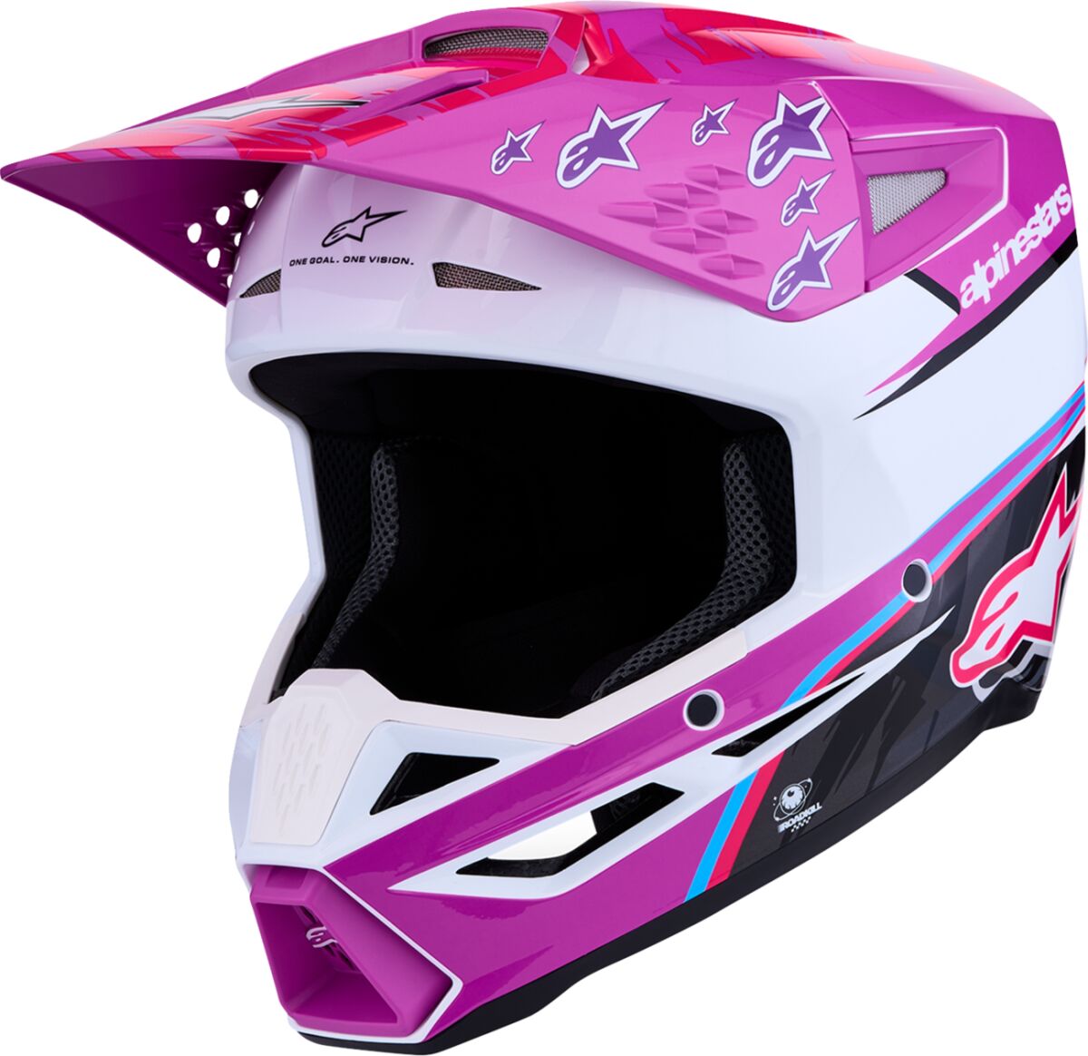 SM3 Falcon Helmet — 2XL, Black| Pink| Purple| White